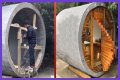 I turned a concrete water pipe into a stunning tiny home…I came up with the idea on a building site & it only cost £12k